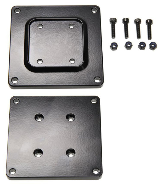 Brodit Pedestal Mount, mounting plate Mount for Vesa 75 mm, made of aluminum. 1 set of AMPS holes for moun 215748
