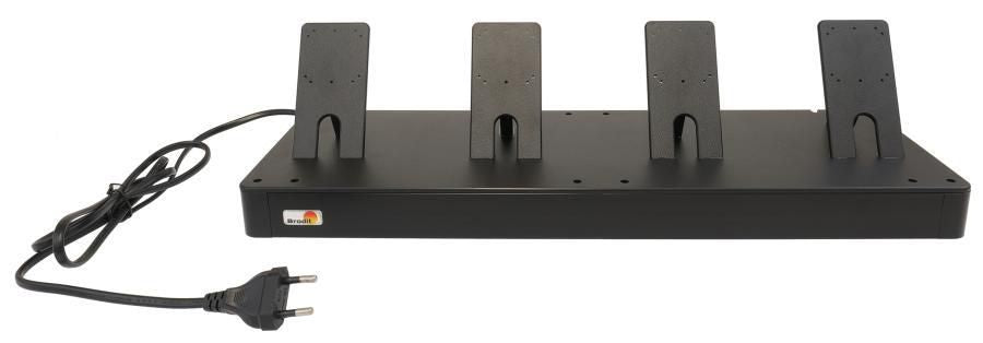 Brodit Table Stand Table stand for four slots. For use with holders with USB connector. 220 V cable include 215983, Indoor, AC, Black