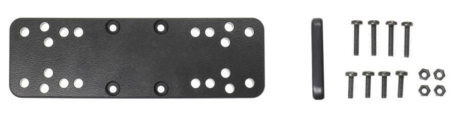 Brodit Mounting plate Mounting plate for sonar. 160x50x7 mm. AMPS-holes + multiple holes. Mounting plate - Lowrance X47, Device plate,