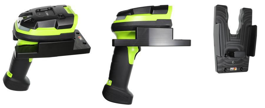 Brodit Passive holder For all versions with pistol grip. 216012, Mobile phone/Smartphone, Passive holder, Car/Indoor, Black, Green