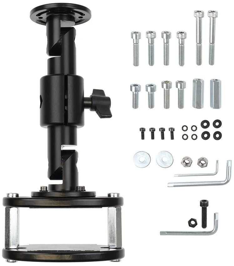 Brodit Heavy Duty Pedestal Mount Forklift mount with heavy duty Pedestal mount 7,5" rotatable, small teeth. 216209, 964 g, 119 mm, 68 mm,