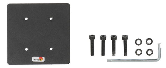 Brodit Mounting Accessories Reinforcement plate for mounting behind the panel. With AMPS hole, 4 mm. 217004, 139 g, 75 mm, 3 mm, 75