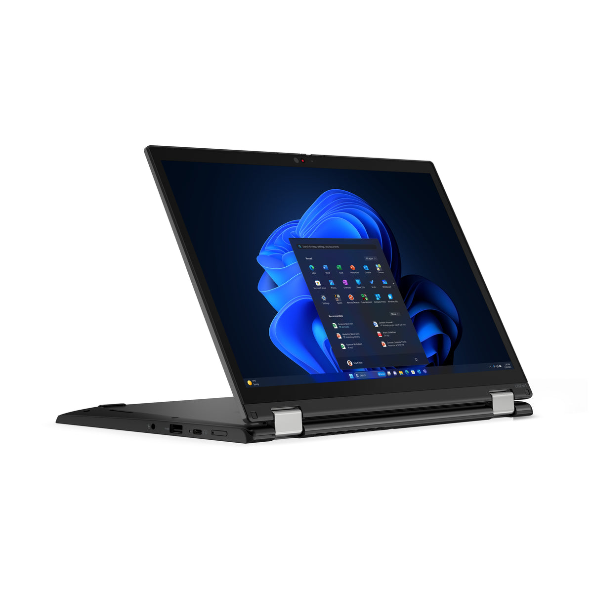 Lenovo ThinkPad L13 2-in-1 Gen 5 (Intel) Intel Core Ultra 5 135U Hybrid (2-in-1) 33.8 cm (13.3") Touchscreen WUXGA 32 GB LPDDR5-SDRAM 256 GB SSD Wi-Fi 6E (802.11ax) Windows 11 Pro UK English Black