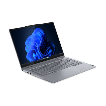 Lenovo ThinkBook 14 2-in-1 G5 IAU Intel Core Ultra 7 255U Hybrid (2-in-1) 35.6 cm (14") Touchscreen WUXGA 16 GB DDR5-SDRAM 512 GB SSD Wi-Fi 6E (802.11ax) Windows 11 Pro UK English Grey