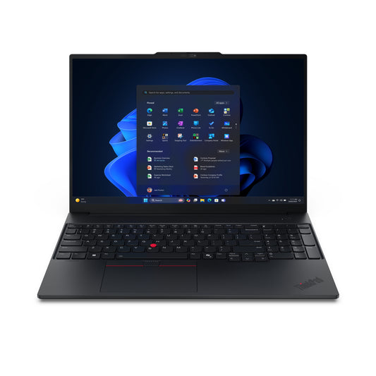 Lenovo ThinkPad E16 Gen 3 (AMD) AMD Ryzen™ 7 250 Laptop 40.6 cm (16") WUXGA 16 GB DDR5-SDRAM 512 GB SSD Wi-Fi 6E (802.11ax) Windows 11 Pro Black German