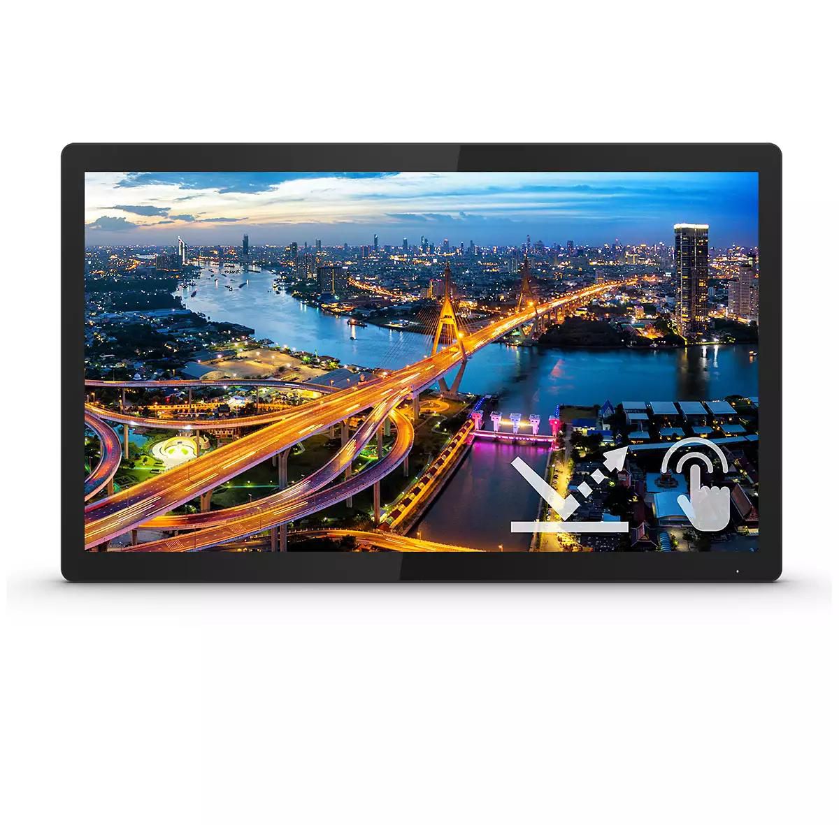 Philips B Line 222B1TFL/00 touch screen monitor 54.6 cm (21.5") 1920 x 1080 pixels Multi-touch Black B Line 222B1TFL/00, 54.6 cm