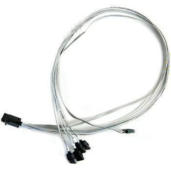 Adaptec I-HDmSAS-4SATA-SB.8M ACK-I-HDmSAS-4SATA-SB-.8M, 0.8 m, SFF-8643, SFF-8643, Silver