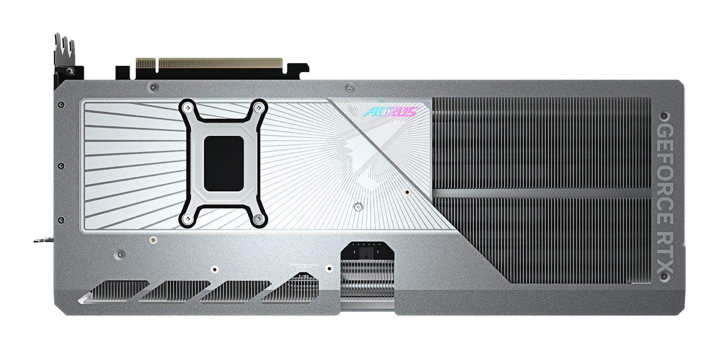 GIGABYTE AORUS GeForce RTX 5080 MASTER ICE 16G Graphics Card - 16GB GDDR7, 256bit, PCI-E 5.0, 2805MHz Core Clock, 3 x DP 2.1a, 1 x HDMI 2.1b, NVIDIA DLSS 4, GV-N5080AORUSM ICE-16GD