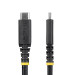 StarTech.com 2m (6ft) USB4 Cable, 20Gbps, USB-IF Certified USB-C Cable, 240W PD EPR, 4K 120Hz DP 2.1, TPE Jacket, Black USB-C Cord