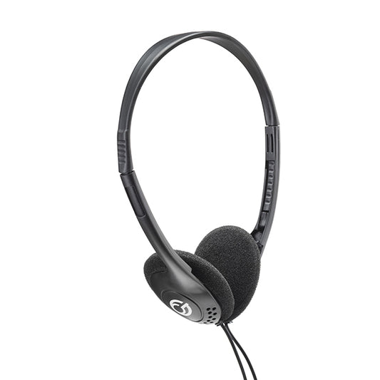 connektgear HP503 Basic Stereo PC Headset with In-Line Mic and Volume Control - Black