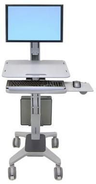 Ergotron WORKFIT C-MOD LCD LD WorkFit C-Mod, Single Display Sit-Stand Workstation, 8.1 kg, 68.6 cm (27"), 75 x 75 mm, 100 x 100 mm, Height