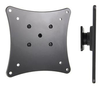 Brodit Mounting plate Monitor mount for Vesa, with tilt swivel. Fits 75mm and 100mm. Mounting plate, Wall plate, Black, 1 pc(s)