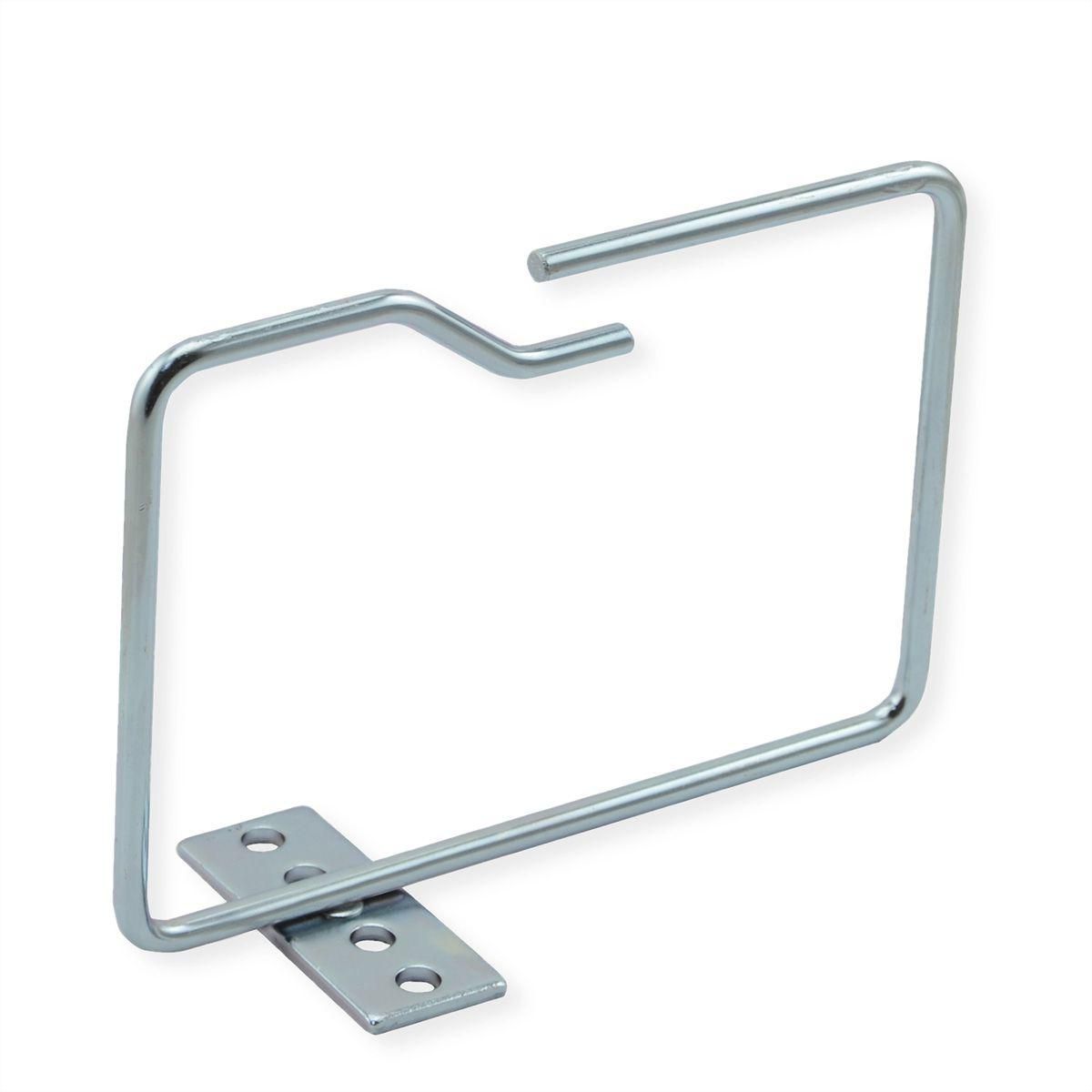 Roline 19" Cable Management Ring, Vertical, 140x100mm, metal, Mounting left, Cable entry central