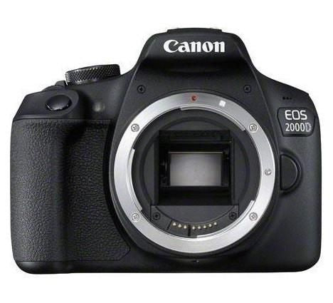 Canon EOS 2000D Body EOS 2000D BK BODY EU26, 24.1 MP, 6000 x 4000 pixels, CMOS, Full HD, Black