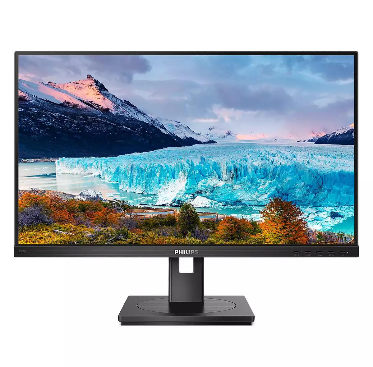 Philips 27, 1920x1080, IPS, Flat, H/A 130 MM Pivot, 4 ms GtG, , 75 Hz, TUV EYE certified, USB HUB, SPEAKERS,