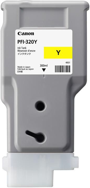 Canon PFI-320 Y 300ml PFI-320Y, Original, Pigment-based ink, Yellow, Canon, TM-200, TM-200 MFP L24ei, TM-205, TM-205 MFP