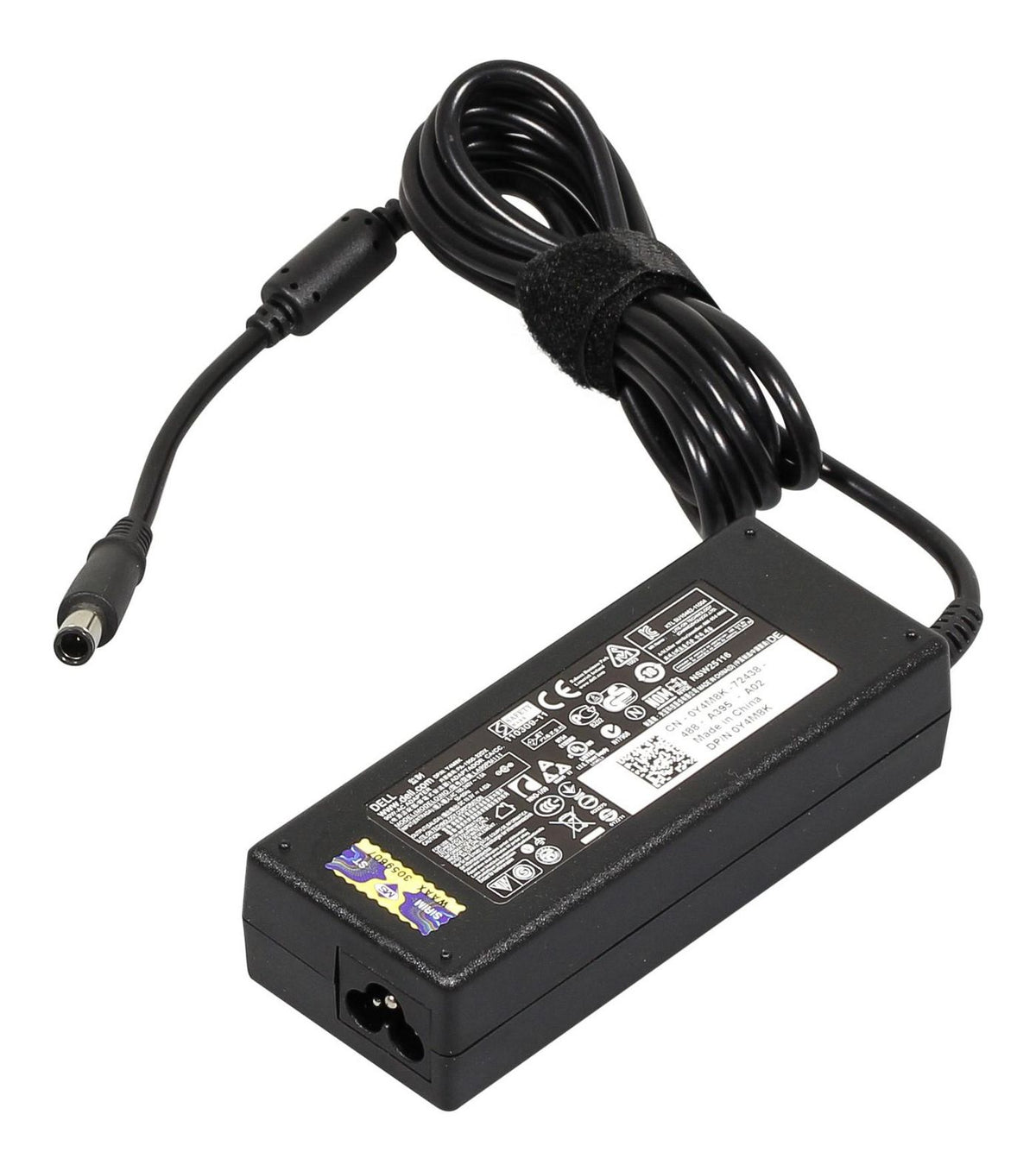 Dell AC Adapter, 90W, 19.5V, 3 Pin, 7.4mm, C6 Power Cord, Lot 6 Version 2 (Not incl.)
