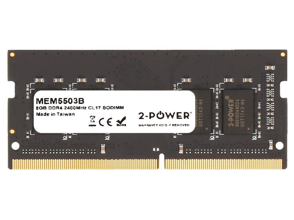 2-Power 8GB DDR4 2400MHz CL17 SODIMM Memory - replaces 01AG711