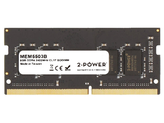 2-Power 8GB DDR4 2400MHz CL17 SODIMM Memory - replaces MKYF9