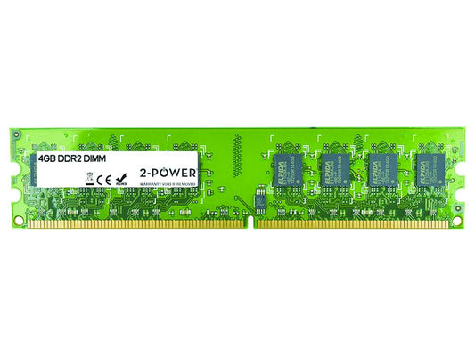 2-Power 4GB DDR2 800MHz DIMM Memory - replaces 2PDPC2800UBMC14G