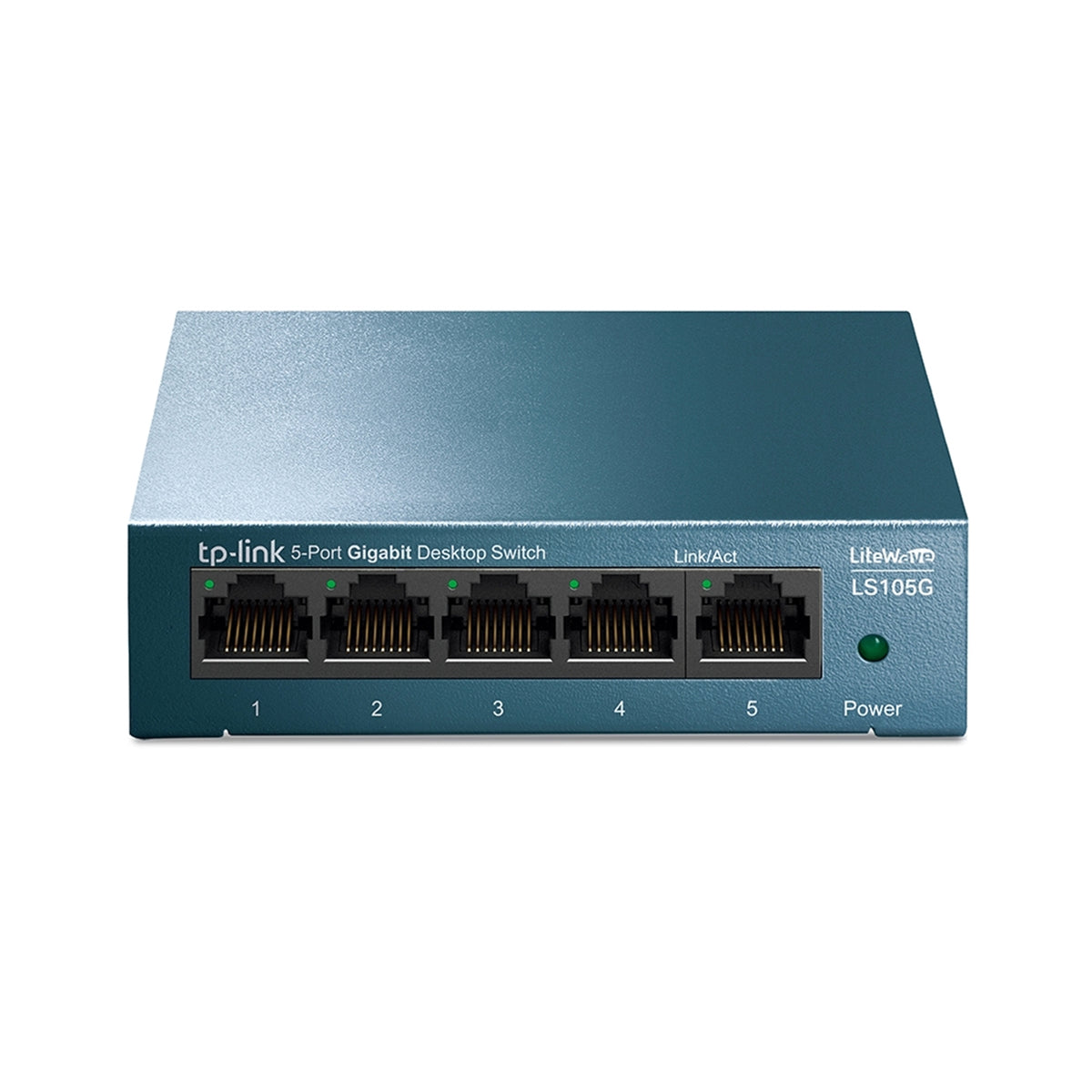 TP-LINK LiteWave LS105G 5-Port 10/100/1000Mbps Metal Gigabit Desktop Network Switch