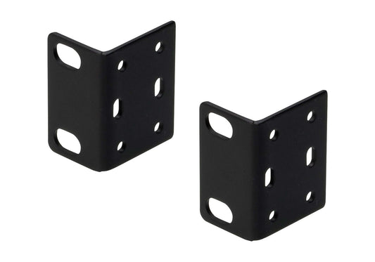 Aten Rack mount kit for The Presentation Matrix Switch (VP), 2x Mounting Brackets 2X-043G, Mounting bracket, Black, 2 pc(s)