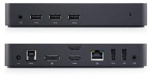 Dell ASSY DS WIRED D3100 EMEA USB 3.0 Ultra HD Triple Vidoe Docking Station D3100, Wired, USB 3.2 Gen 1 (3.1 Gen 1) Type-B, 3.5 mm, USB