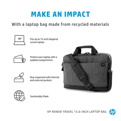 HP Renew Travel 15.6-inch Laptop Bag