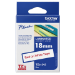 Brother TZE-242 DirectLabel red on white Laminat 18mm x 8m for Brother P-Touch TZ 3.5-18mm/36mm/6-18mm/6-24mm/6-36mm