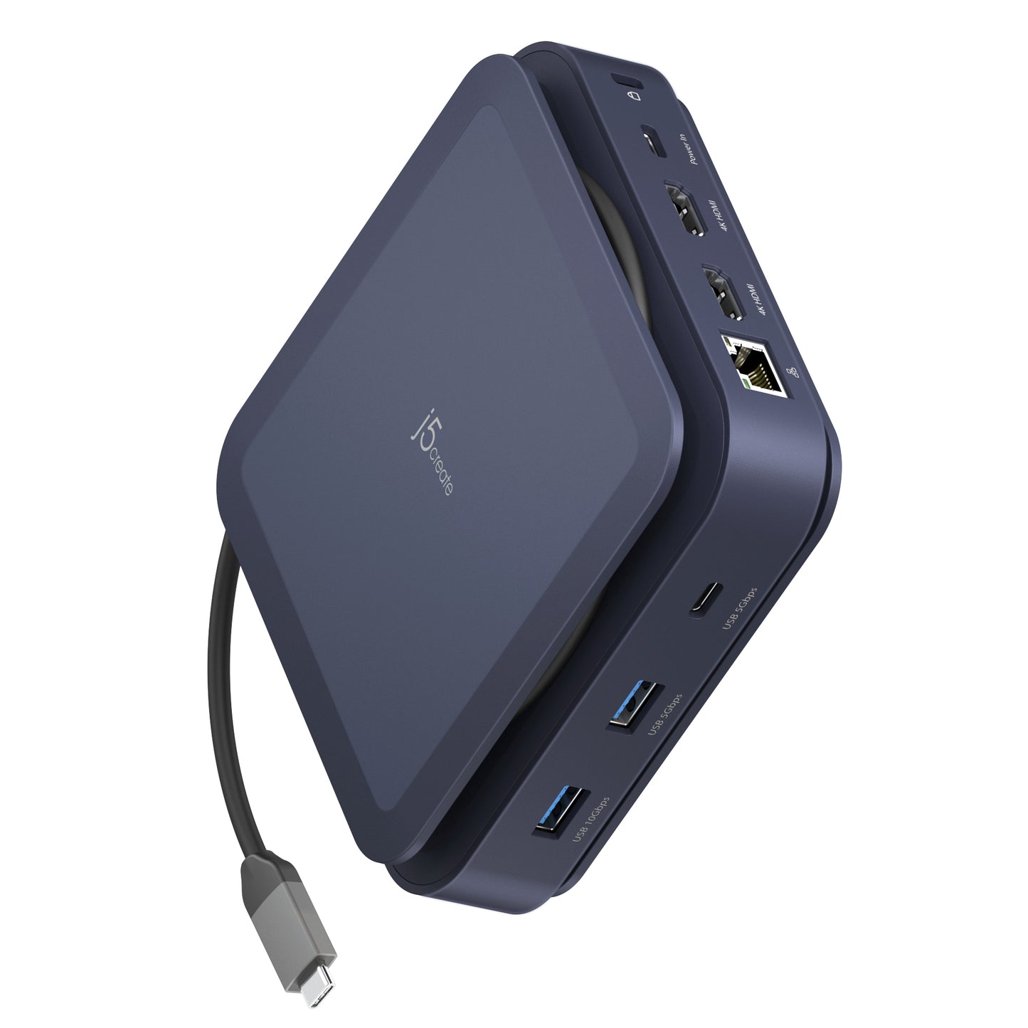 j5create JCD3196 Type-C Dock Dual 4K HDMI™, Black