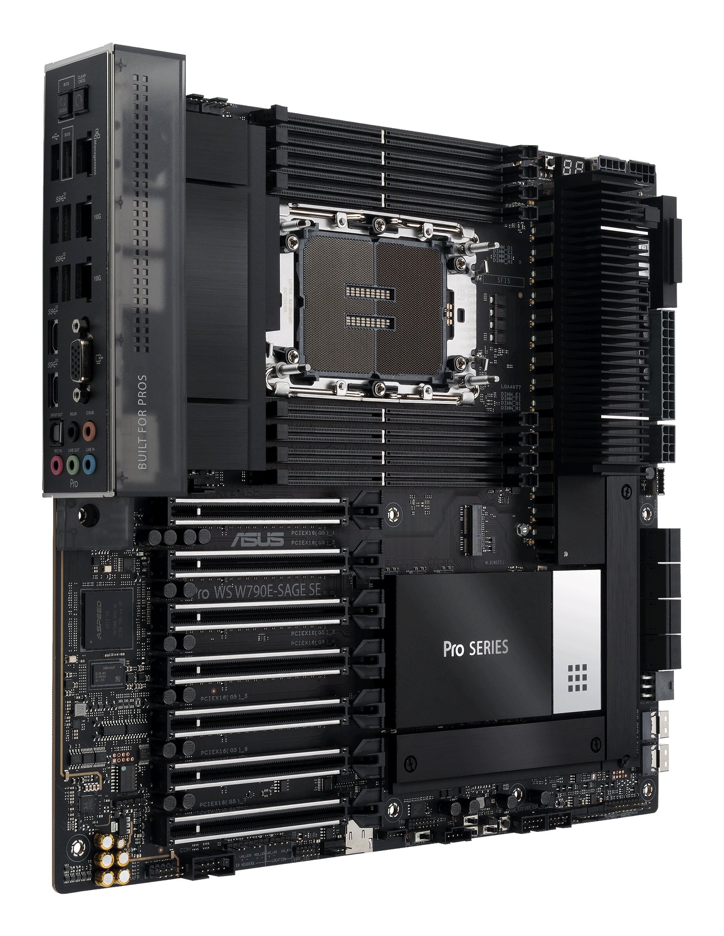 ASUS PRO WS W790E-SAGE SE Intel W790 LGA 4677 (Socket E) EEB
