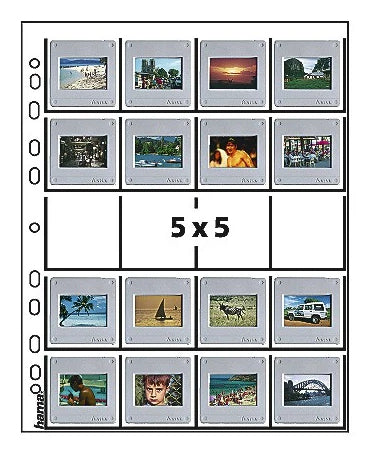 Hama Slide sleeves photo album 20 sheets 50 x 50 mm