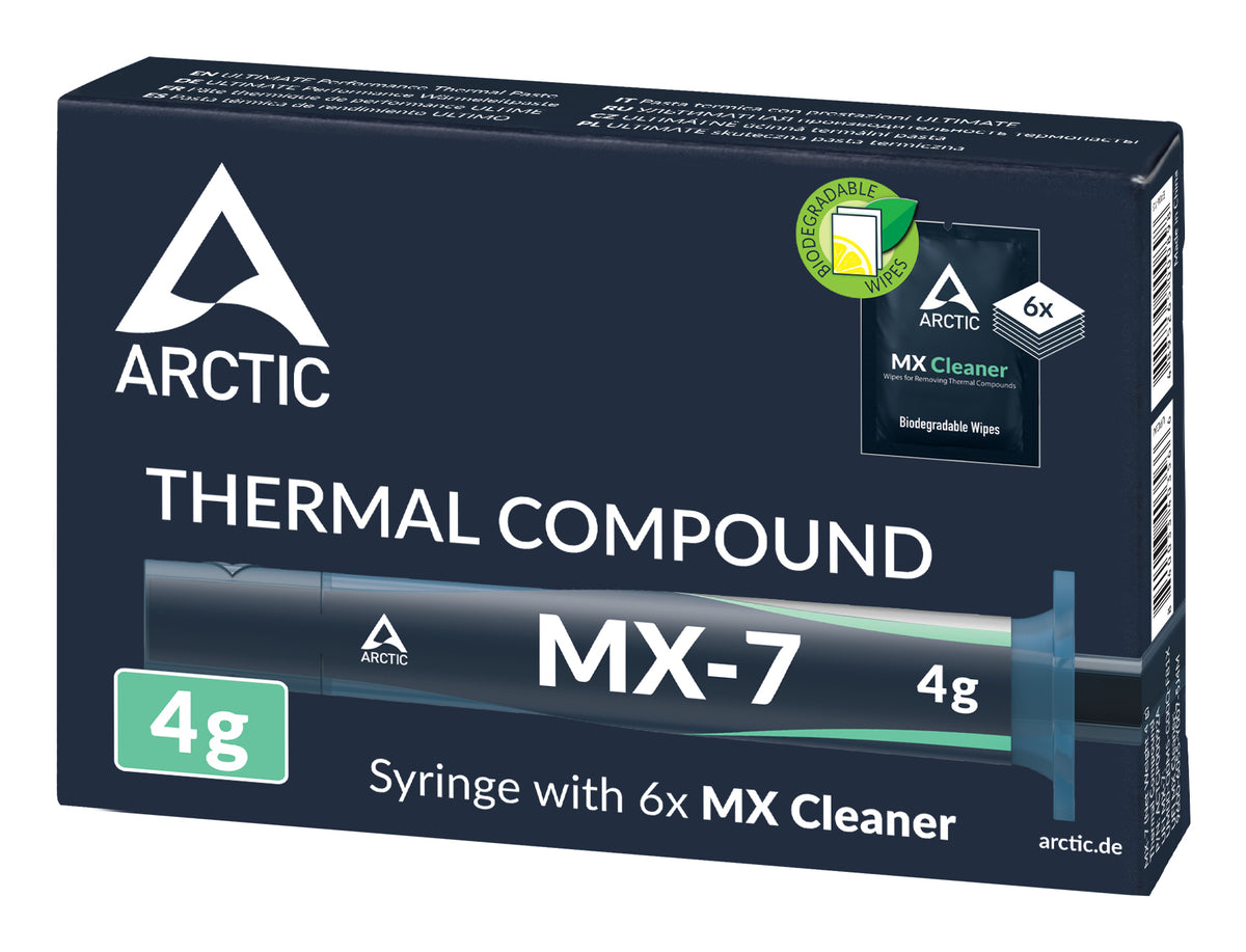 ARCTIC MX-7 - ULTIMATE Performance Thermal Paste with 6x MX Cleaner
