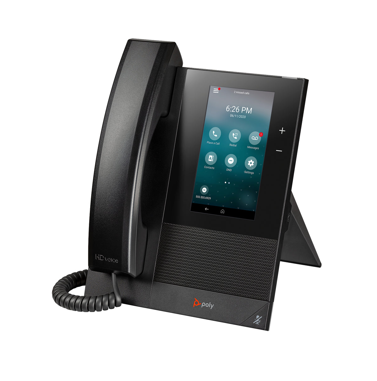 HP Poly CCX 400 Business Media Phone with Open SIP and PoE-enabled