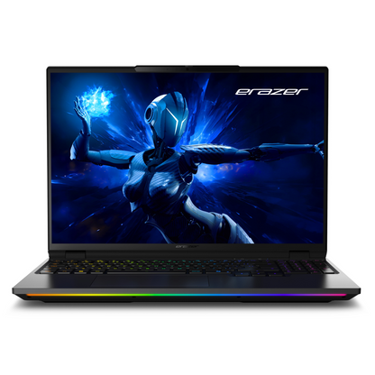 ERAZER Beast 16 X15 (MD 600070) UK AMD Ryzen™ 9 8940HX Laptop 40.6 cm (16") Quad HD+ 32 GB DDR5-SDRAM 2 TB SSD NVIDIA GeForce RTX 5070 Ti Wi-Fi 6E (802.11ax) Windows 11 Home Black