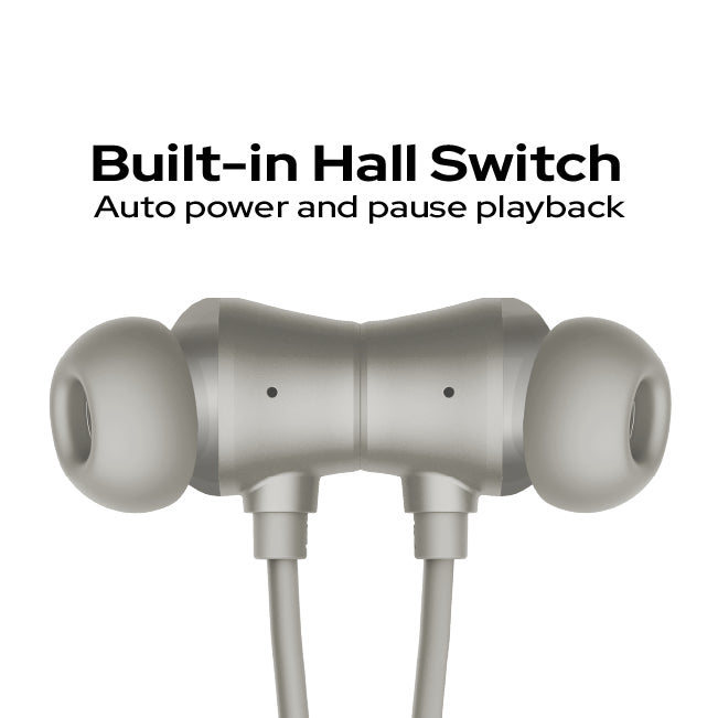 Verbatim TruSound ANC Neckband Earbuds Grey