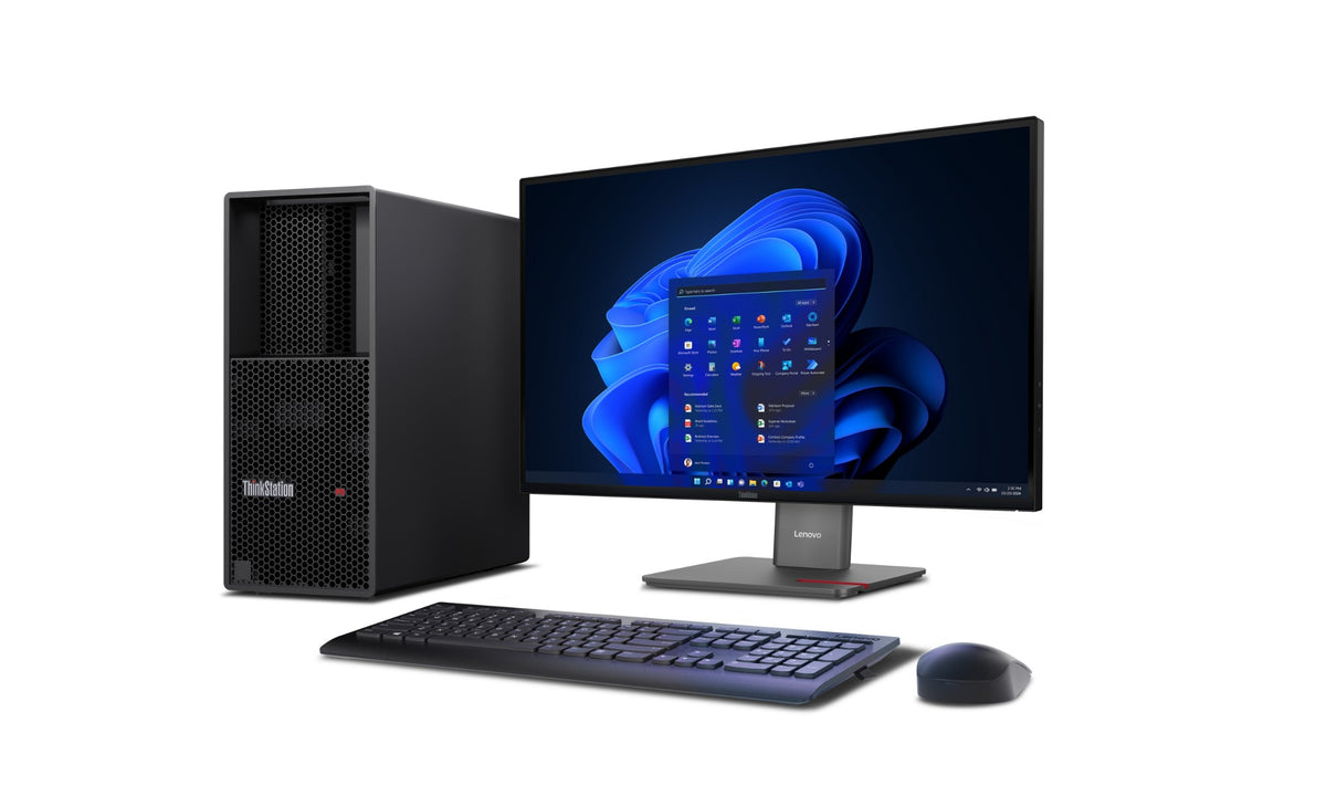 Lenovo ThinkStation P3 Tower Gen 2 Intel Core Ultra 7 265K 64 GB DDR5-SDRAM 1 TB SSD NVIDIA RTX A1000 Windows 11 Pro Workstation Black