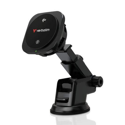 Verbatim Charge 'n' Drive Qi2 Magnetic Wireless Car Charger