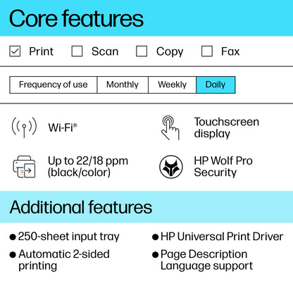 HP OfficeJet Pro 9110b Wireless Color Printer, Two-sided printing