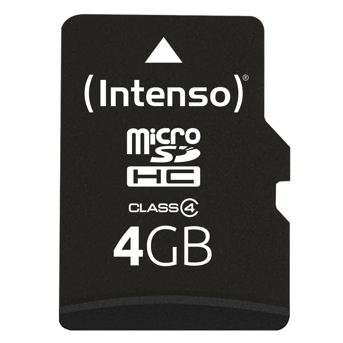 Intenso SD MicroSD Card 4GB Intenso i 3403450, 4 GB, MicroSDHC, Class 4, 21 MB/s, 5 MB/s, Black