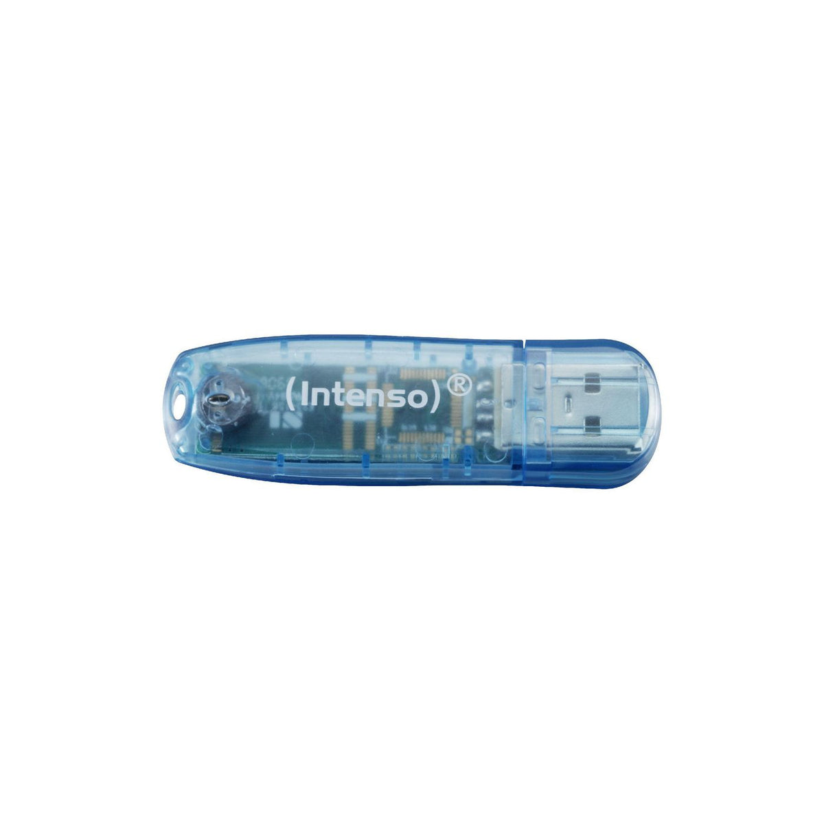 Intenso 4GB Intenso 2.0 version blue Rainbow Line, 4 GB, USB Type-A, 2.0, 28 MB/s, Cap, Blue