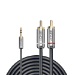 Lindy 10m 3.5mm to Phono Audio Cable, Cromo Line
