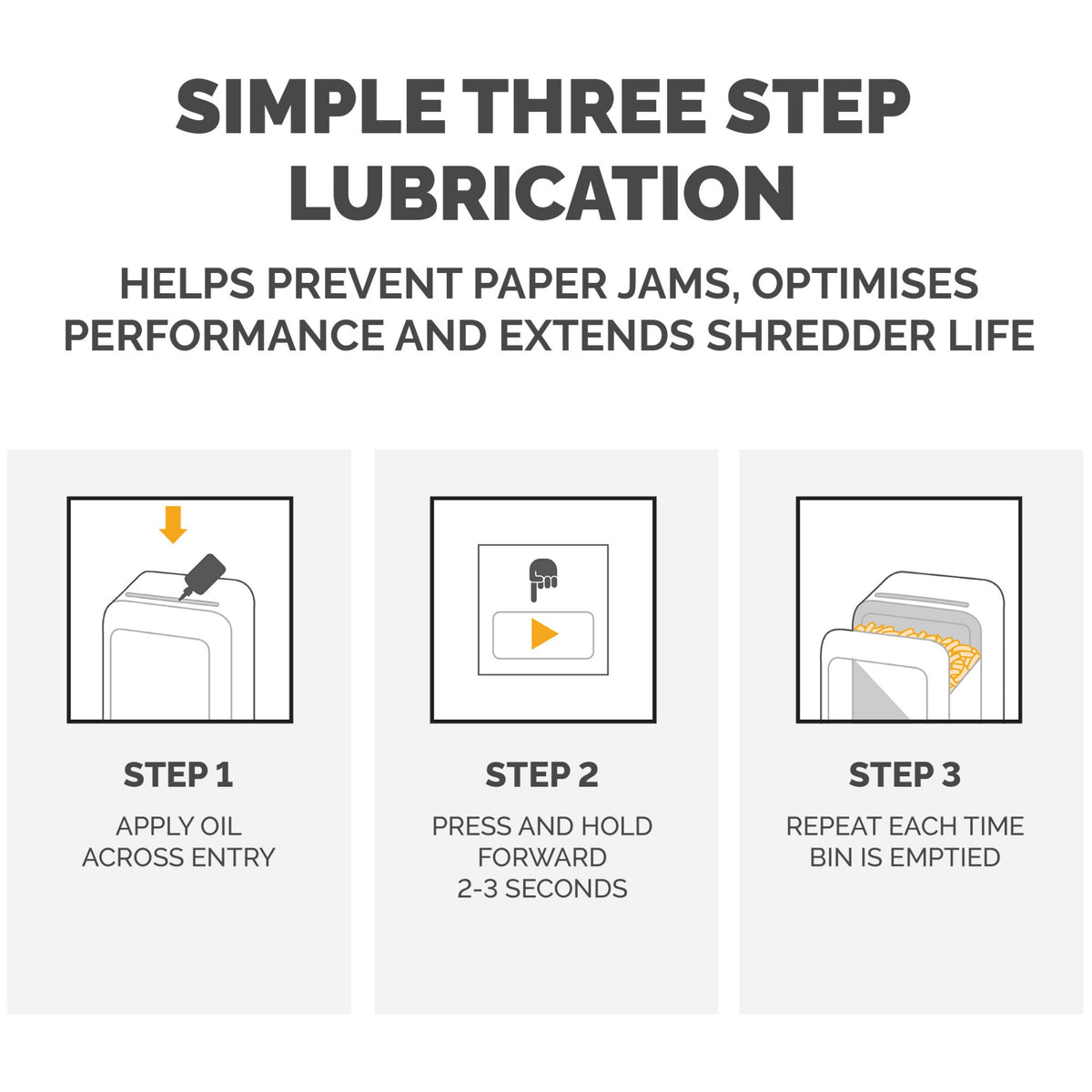 Fellowes Powershred Bottled Lubricant (355ml)