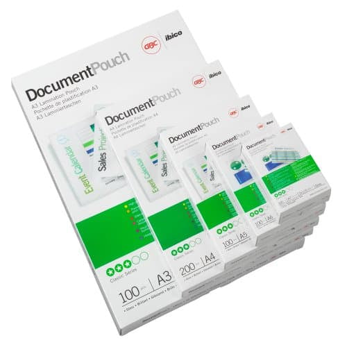 GBC Lamination Pouch 54x86mm 125 Micron