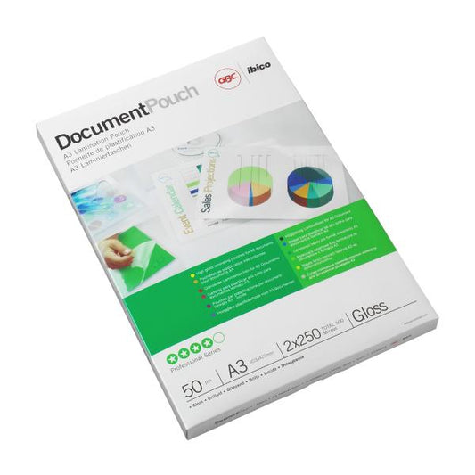 GBC Lamination Pouch A3 75 Micron