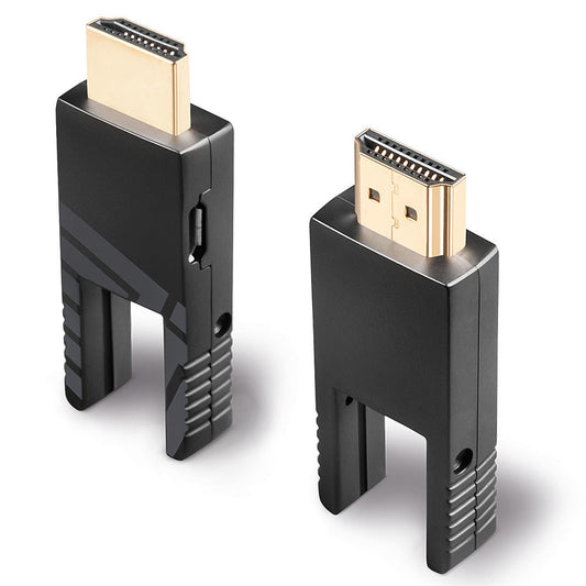 Lindy 10m Fibre Optic Hybrid Micro-HDMI 18G Cable with Detachable HDMI and DVI Connectors
