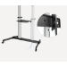 Manhattan Trolley Mount Stand for TV & Monitors, For screens: 37" to 100",VESA compatibility:all between 200x200 to 1000x600mm -check the dimensions of the four mounting holes on back of screen to ensure it fits,Max 80kg,Height adjustable 1200 to 1600mm,L