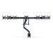 StarTech.com Desk Mount Triple Monitor Arm with Crossbar For Up To Three 27in Screens, VESA 75x75/100x100, Tool-Less Arm Adjustments, C-Clamp/Grommet, Spring-Assisted Arm
