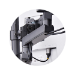 StarTech.com Desk Mount Triple Monitor Arm For Up To Three 27in Screens, VESA 75x75/100x100, Tool-Less Arm Adjustments, C-Clamp/Grommet Mount, Mechanical Spring Arm