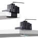 StarTech.com Desk Mount Triple Monitor Arm For Up To Three 27in Screens, VESA 75x75/100x100, Tool-Less Arm Adjustments, C-Clamp/Grommet Mount, Mechanical Spring Arm
